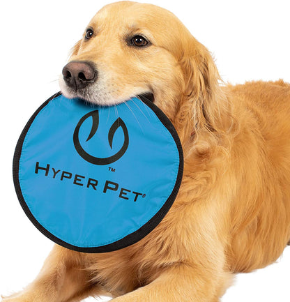 Flippy Flopper 9" Flying Disc Soft Dog Toy, Floats in Water & Safe on Teeth, for All Breeds, Pack of 5 (Colors May Vary)